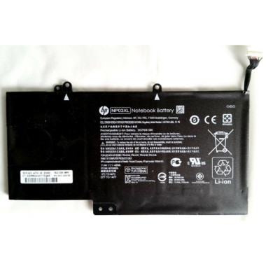 BATTERIE ORDINATEUR PORTABLE HP NP03XL Li-Polymer, 11.4V 43Wh