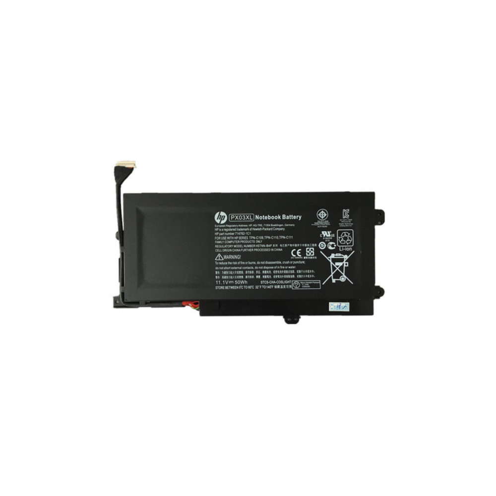 BATTERIE ORDINATEUR PORTABLE HP PX03XL Li-Polymer, 11.1V 50Wh