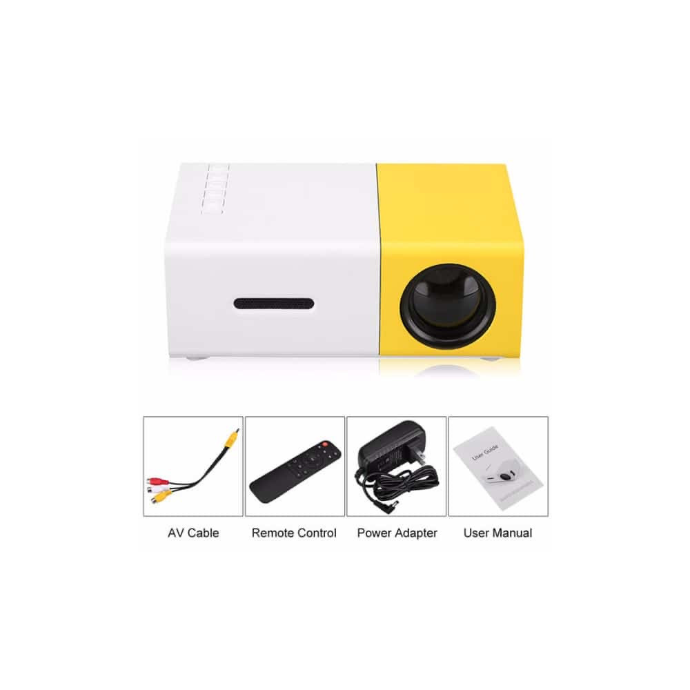 Mini projecteur LED Portable Pro, 480x272 Pixels, compatible HDMI 1080P