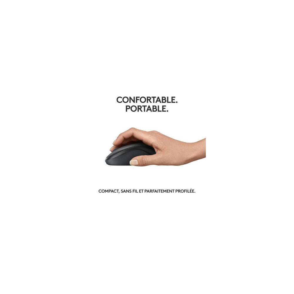 Souris sans fil - ambidextre - Bluetooth - capteur optique 1000 dpi - 3 boutons
