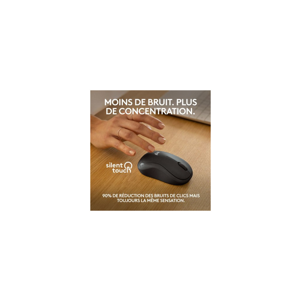 Souris sans fil - ambidextre - Bluetooth - capteur optique 1000 dpi - 3 boutons