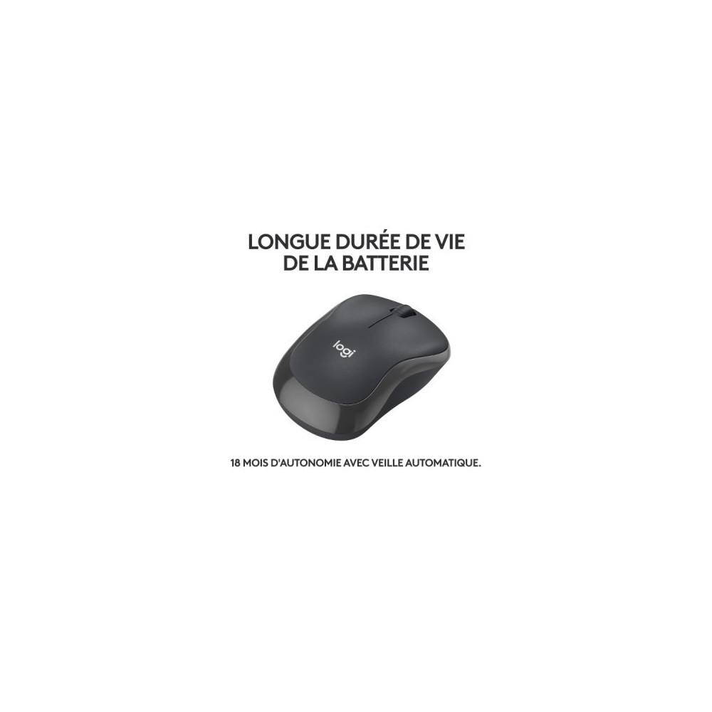 Souris sans fil - ambidextre - Bluetooth - capteur optique 1000 dpi - 3 boutons
