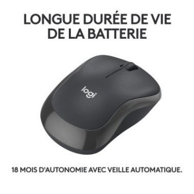Souris sans fil - ambidextre - Bluetooth - capteur optique 1000 dpi - 3 boutons
