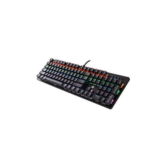 Clavier Gamer avec fil mécanique, résistant à la poussière et aux éclaboussures, touches rétroéclairées RVB, panneau métallique,