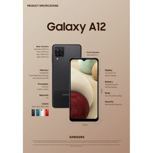 Samsung A12 128+4GB