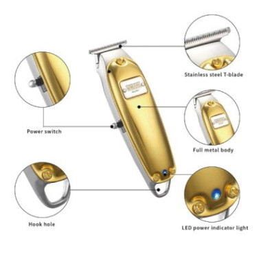 Tondeuse de détail sans fil avec détails T-blade