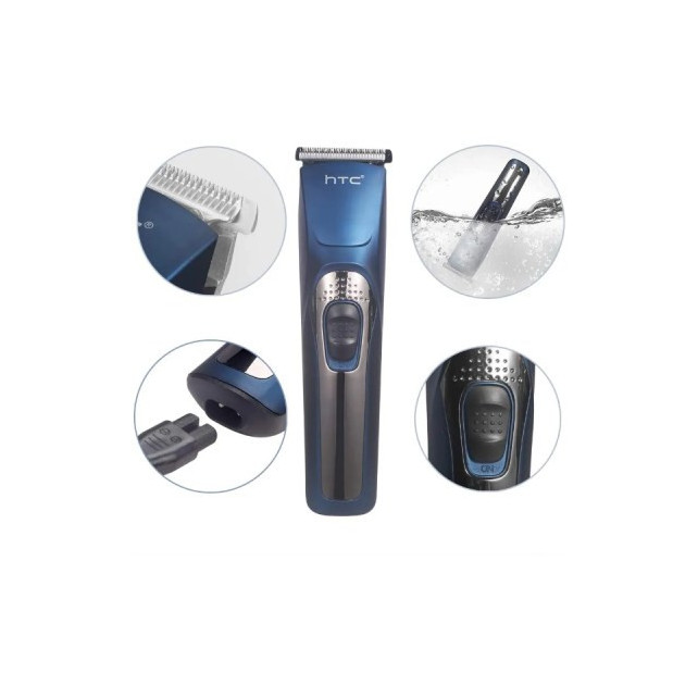 Tondeuse à cheveux électrique étanche pour hommes, kit de tondeuse à barbe, chargement USB