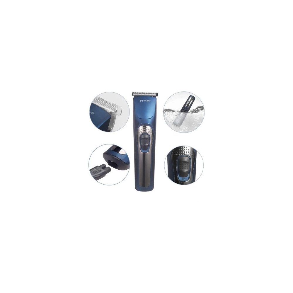 Tondeuse à cheveux électrique étanche pour hommes, kit de tondeuse à barbe, chargement USB