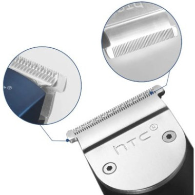 Tondeuse à cheveux électrique étanche pour hommes, kit de tondeuse à barbe, chargement USB