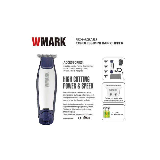 Mini coupe-cheveux électrique professionnel, rasoir à lame en forme de T, tondeuse à barbe