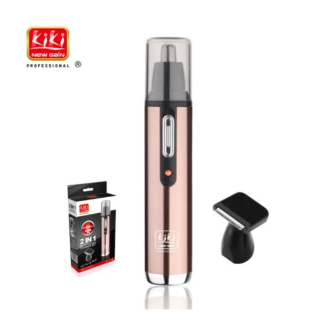 Tondeuse électrique professionnelle pour hommes, rasoir sans fil pour le nez 2 en 1