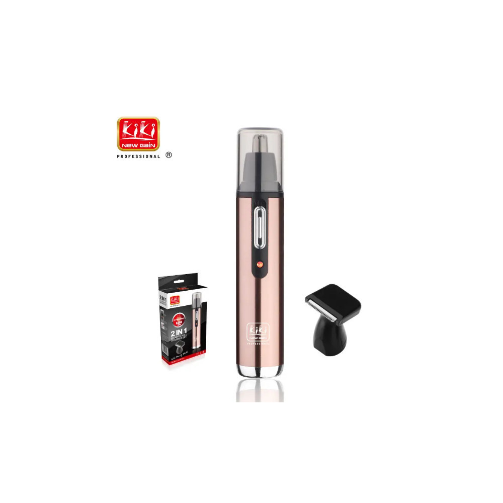 Tondeuse électrique professionnelle pour hommes, rasoir sans fil pour le nez 2 en 1