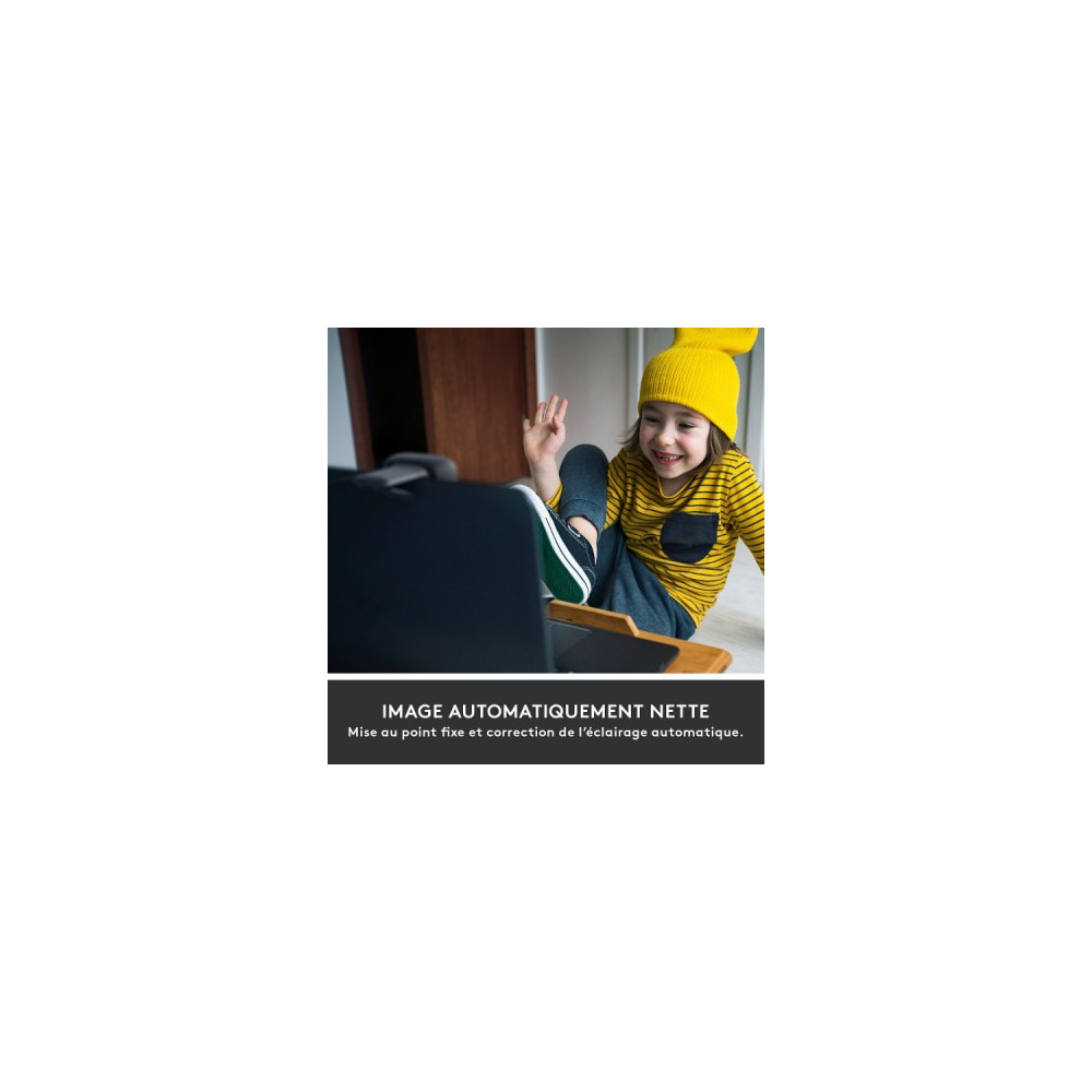 Webcam HD 720p - microphone omnidirectionnel avec réduction de bruit