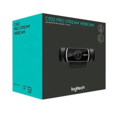 Webcam Full HD 1080p avec deux microphones omnidirectionnels et trépied