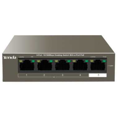 Switch 5 ports 10/100 Mbps Dont 4 ports PoE