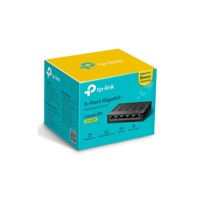 Switch 5 ports Gigabit 10/100/1000 Mbps