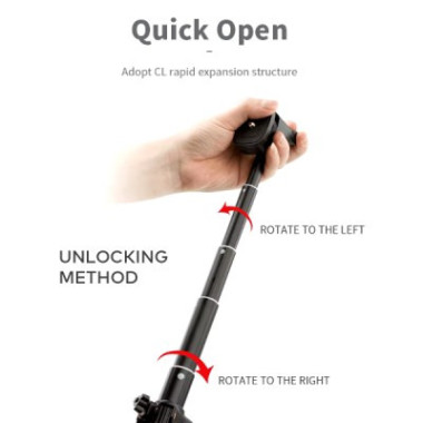 Trépied téléphone avec télécommande Bluetooth