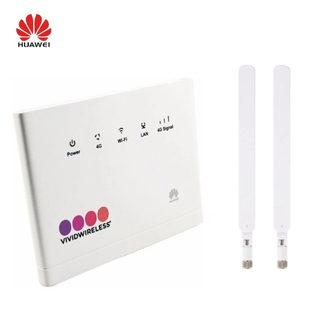 Huawei – routeur Wifi Mobile B315s-22 B315s-607 LTE CPE 4G 4xlan USB avec 2 antennes