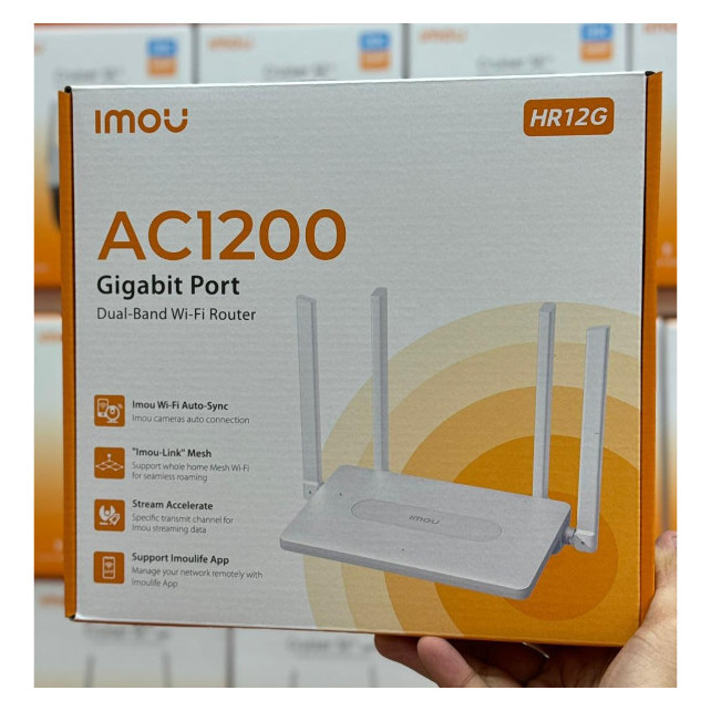 Routeur WiFi Dual Band AC1200 (300+867Mbps) 1 port WAN Gigabit + 3 ports LAN Gigabit