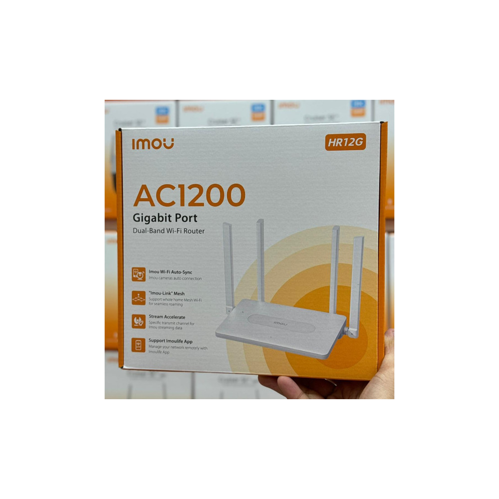 Routeur WiFi Dual Band AC1200 (300+867Mbps) 1 port WAN Gigabit + 3 ports LAN Gigabit