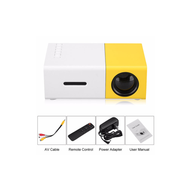 Mini projecteur LED Portable Pro, 480x272 Pixels, compatible HDMI 1080P