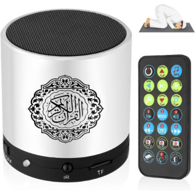 Mini Haut-parleur Coran Portable Lecteur MP3 8GB TF FM et Traducteur Coran USB Rechargeable