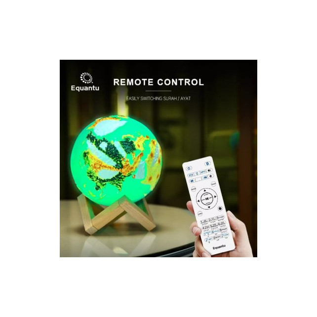 Lampe terrestre colorée Haut-parleur du Coran