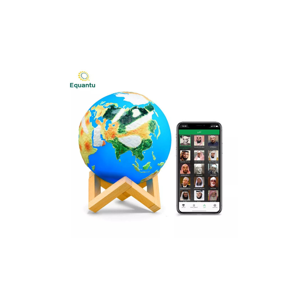 Lampe terrestre colorée Haut-parleur du Coran