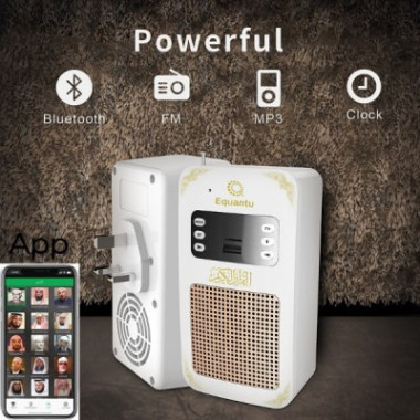 Haut-parleur coranique intelligent, avec 16 récitations et 16 traductions, télécommande/Bluetooth/connexion USB/contrôle de l'ap