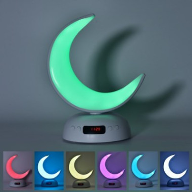 Enceinte Coran Bluetooth en forme de lune EQUANTU SQ902 avec lumière de nuit colorée